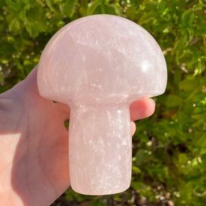 Large Rose Quartz Mushroom Crystal
